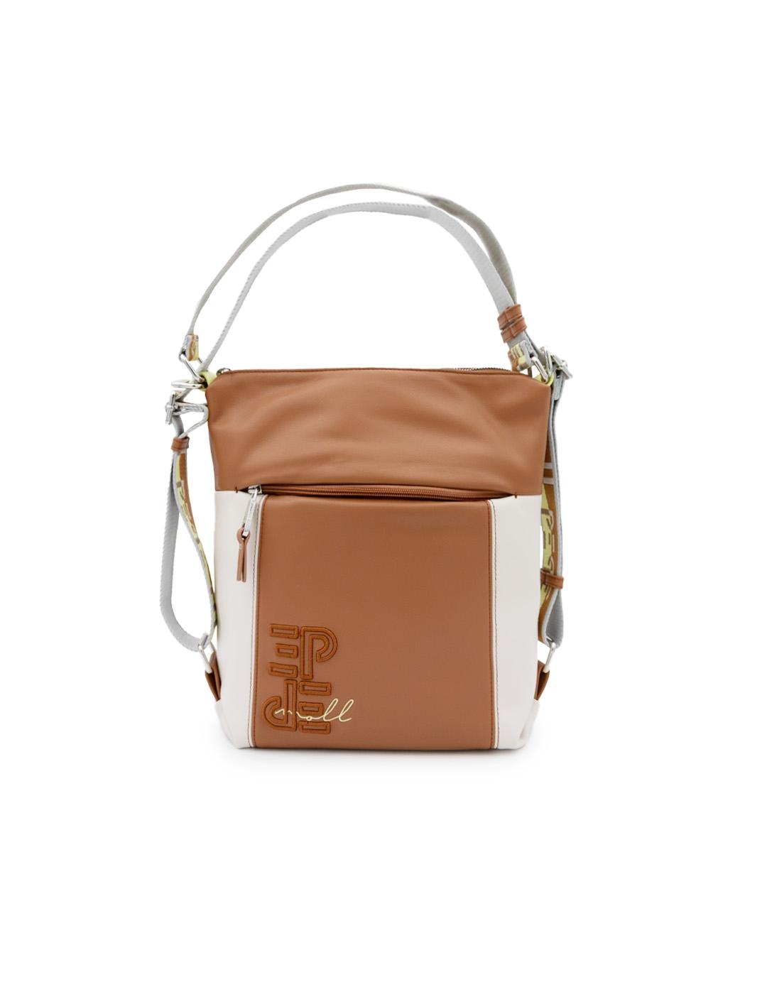 Bolso Mochila Pepe Moll 251235 Cuero/Camel Mujer 