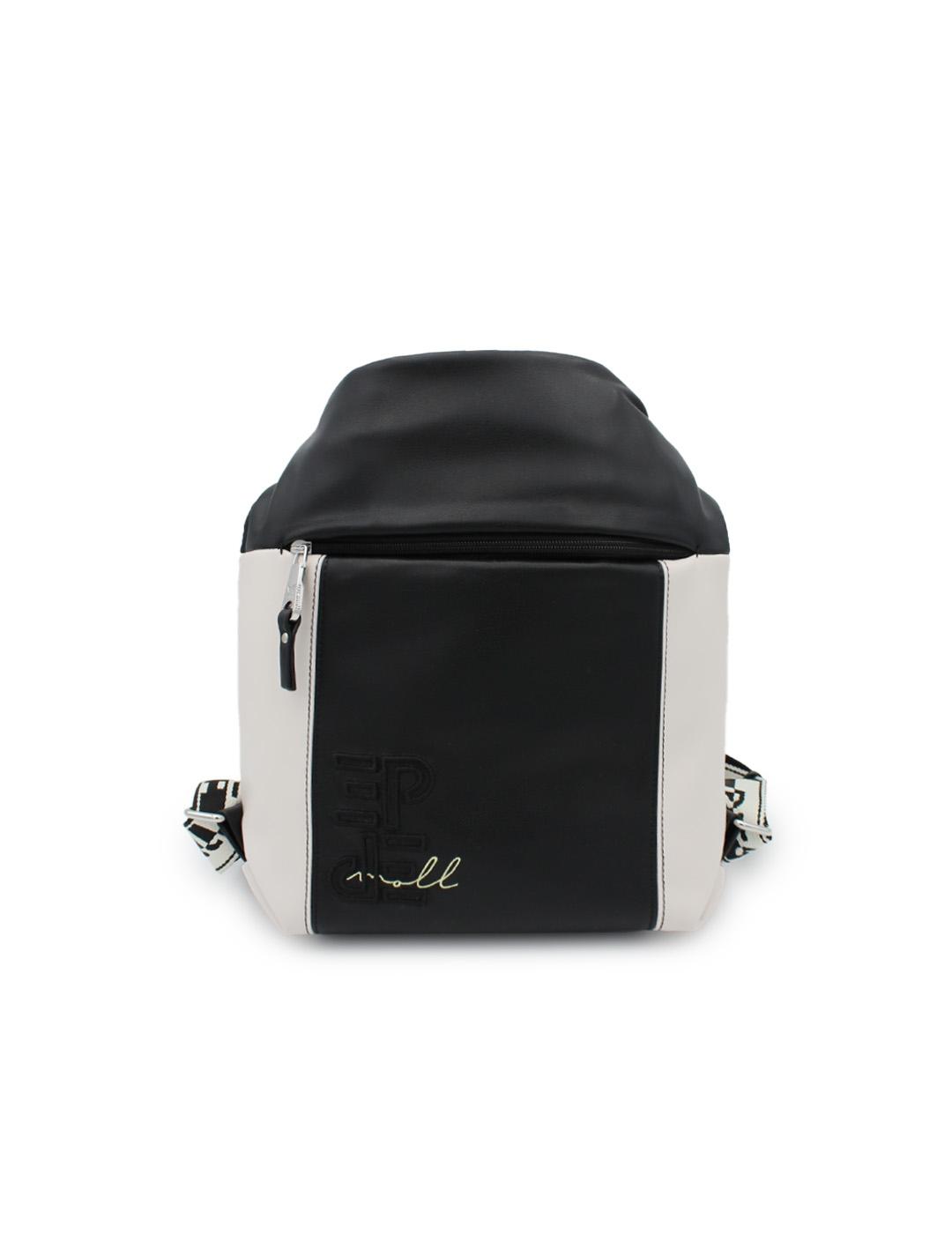 Bolso Mochila Pepe Moll 251235 Negro/Crudo Mujer