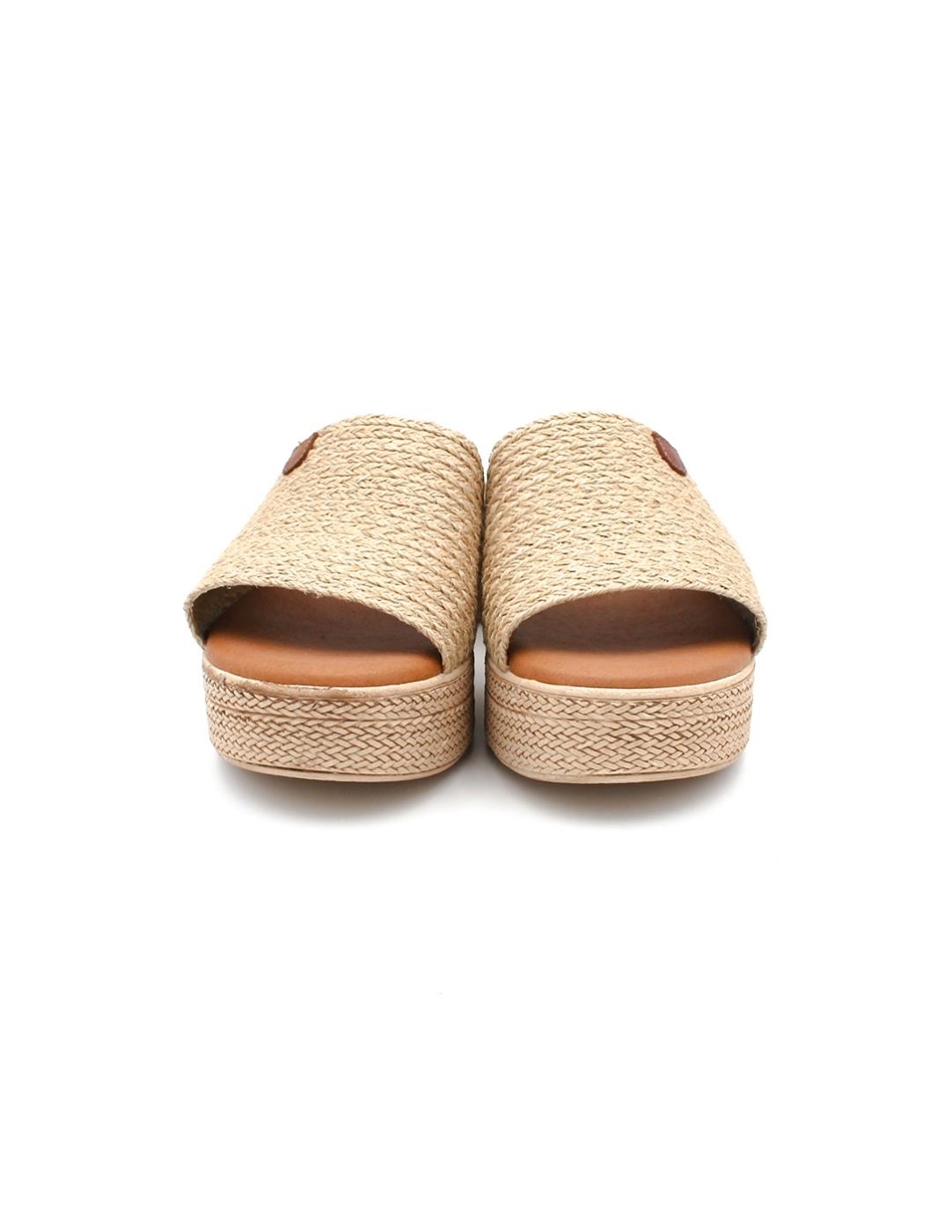 Zueco Yute Natural ISSA MIEL 2011 Mujer.