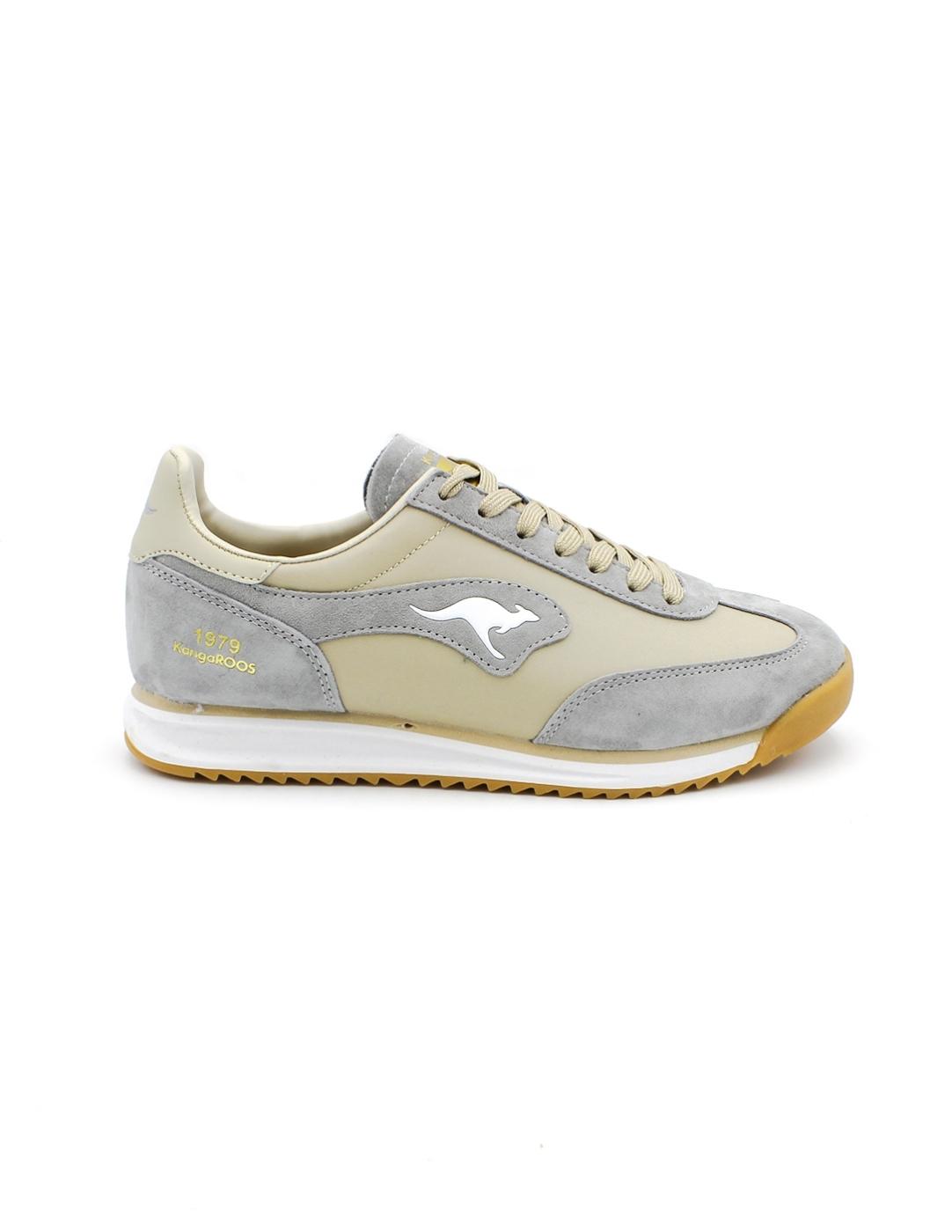 Deportiva  KANGAROOS K120-12 Beig/Gris Mujer.