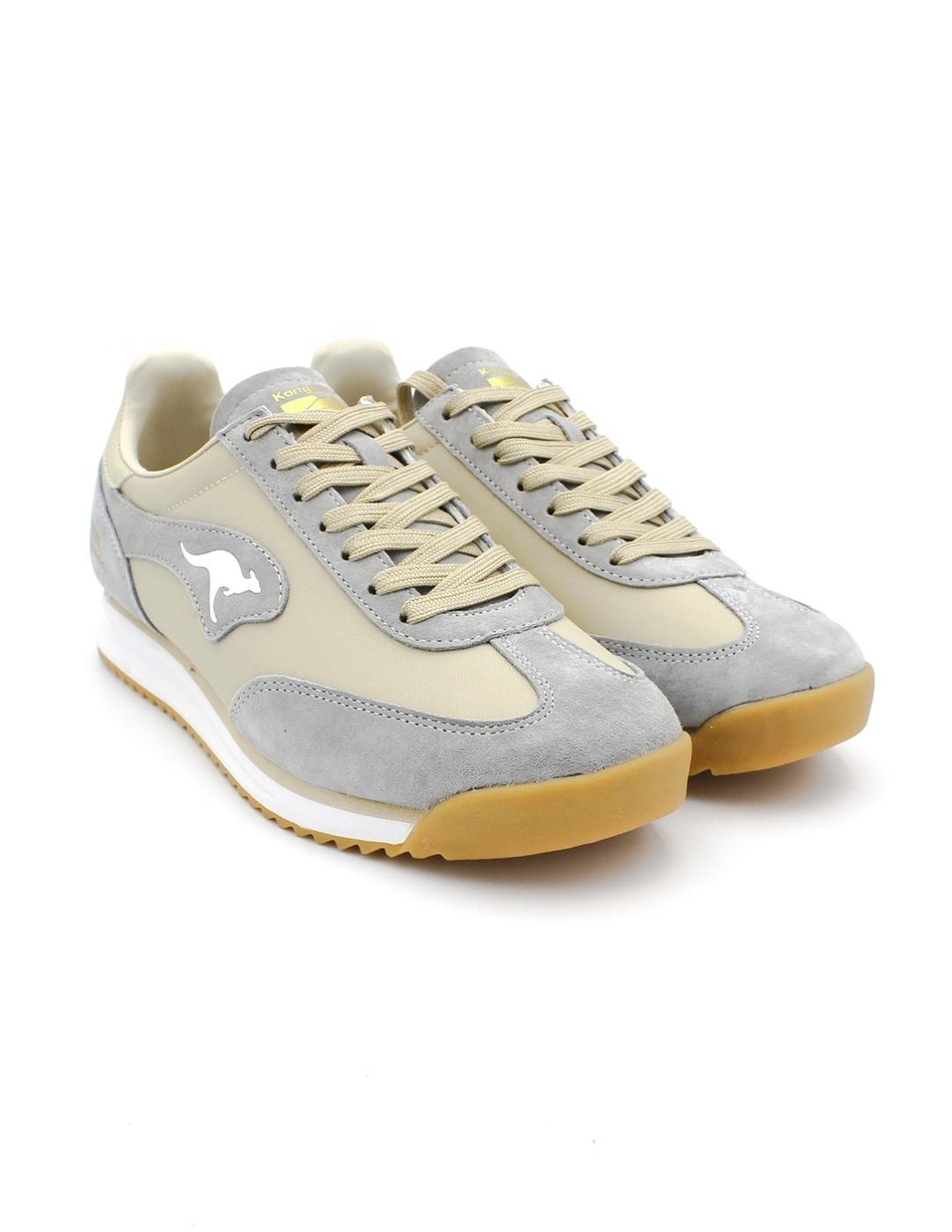 Deportiva  KANGAROOS K120-12 Beig/Gris Mujer.