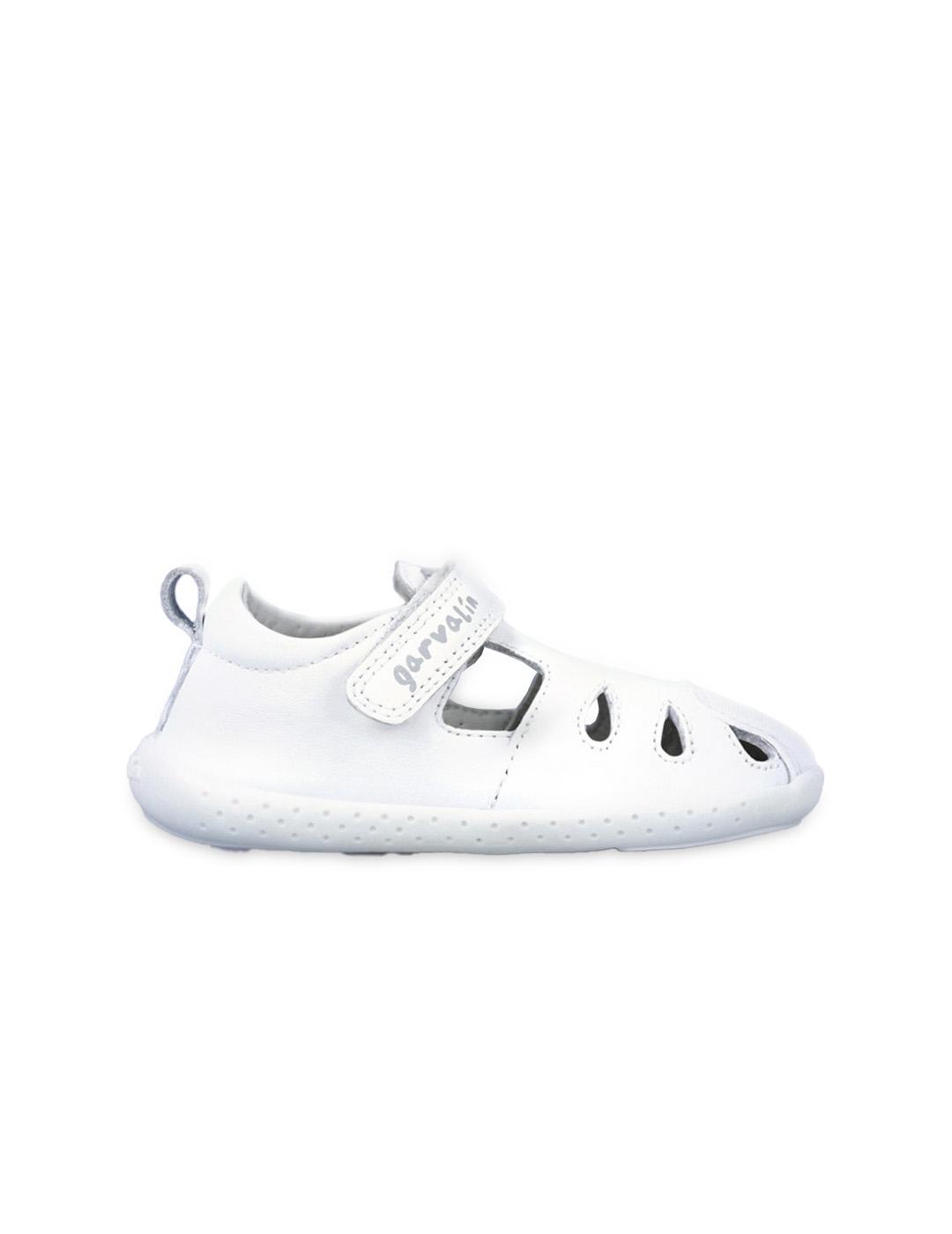 Sandalia Barefoot Garvalín 242323-D Blanca Unisex