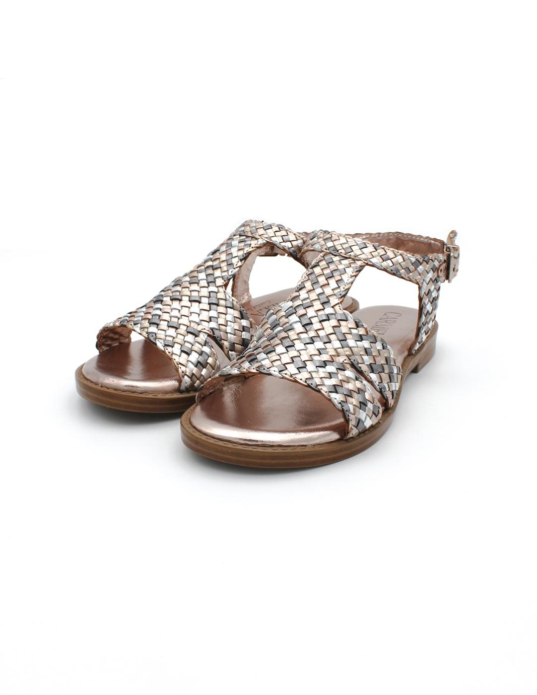 Sandalia CARMELA 162199 Metalizada Mujer.