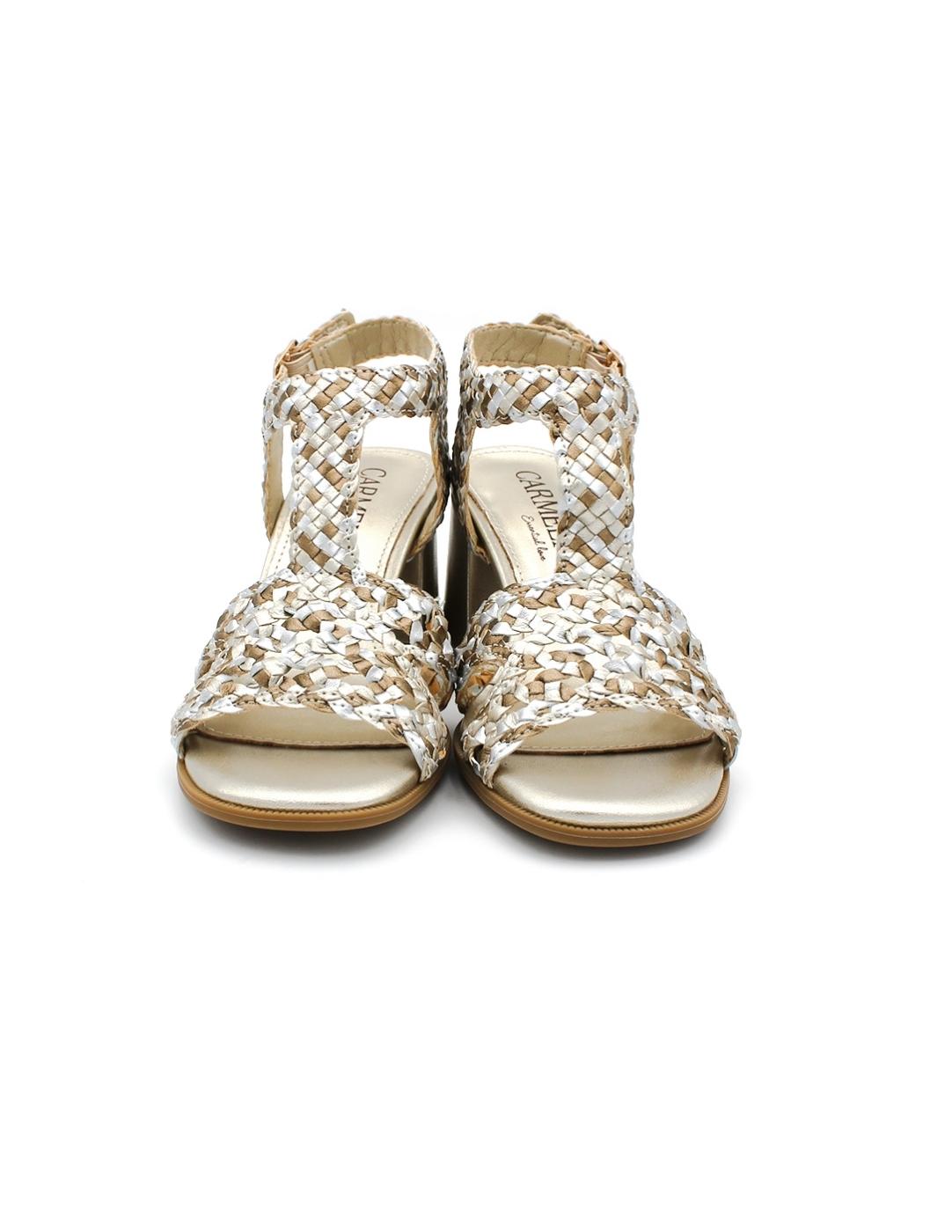 Sandalia Tacón CARMELA 162190 Metalizada Mujer.