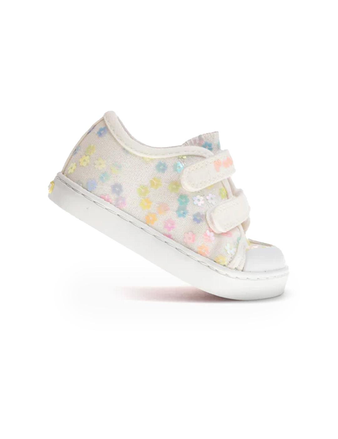 Lona Glitter Pablosky 980600 Blanco Mujer