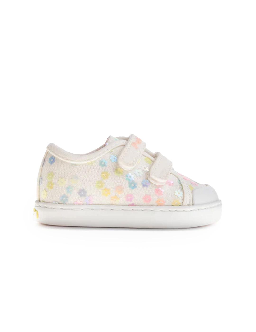 Lona Glitter Pablosky 980600 Blanco Mujer