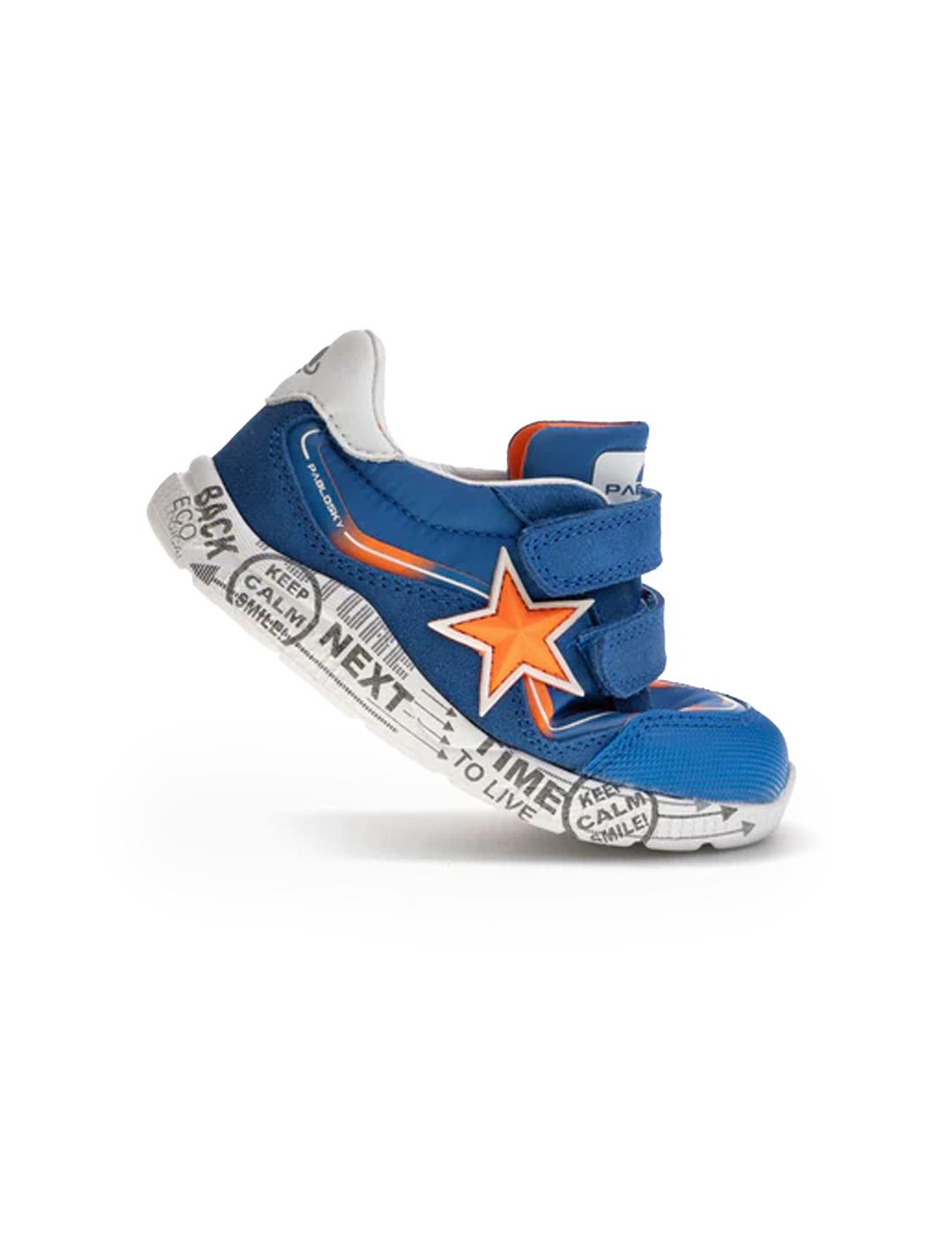 Deportiva Piel Saturn Pablosky 979440 Ante/Nylon Niño