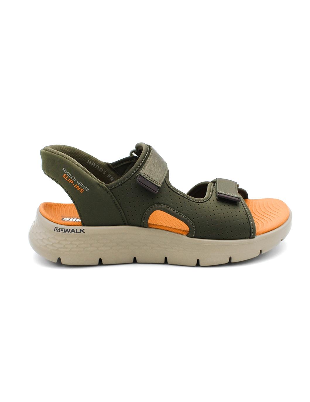 Sandalia SKECHERS Slip-ins 229210 Oliva Hombre.