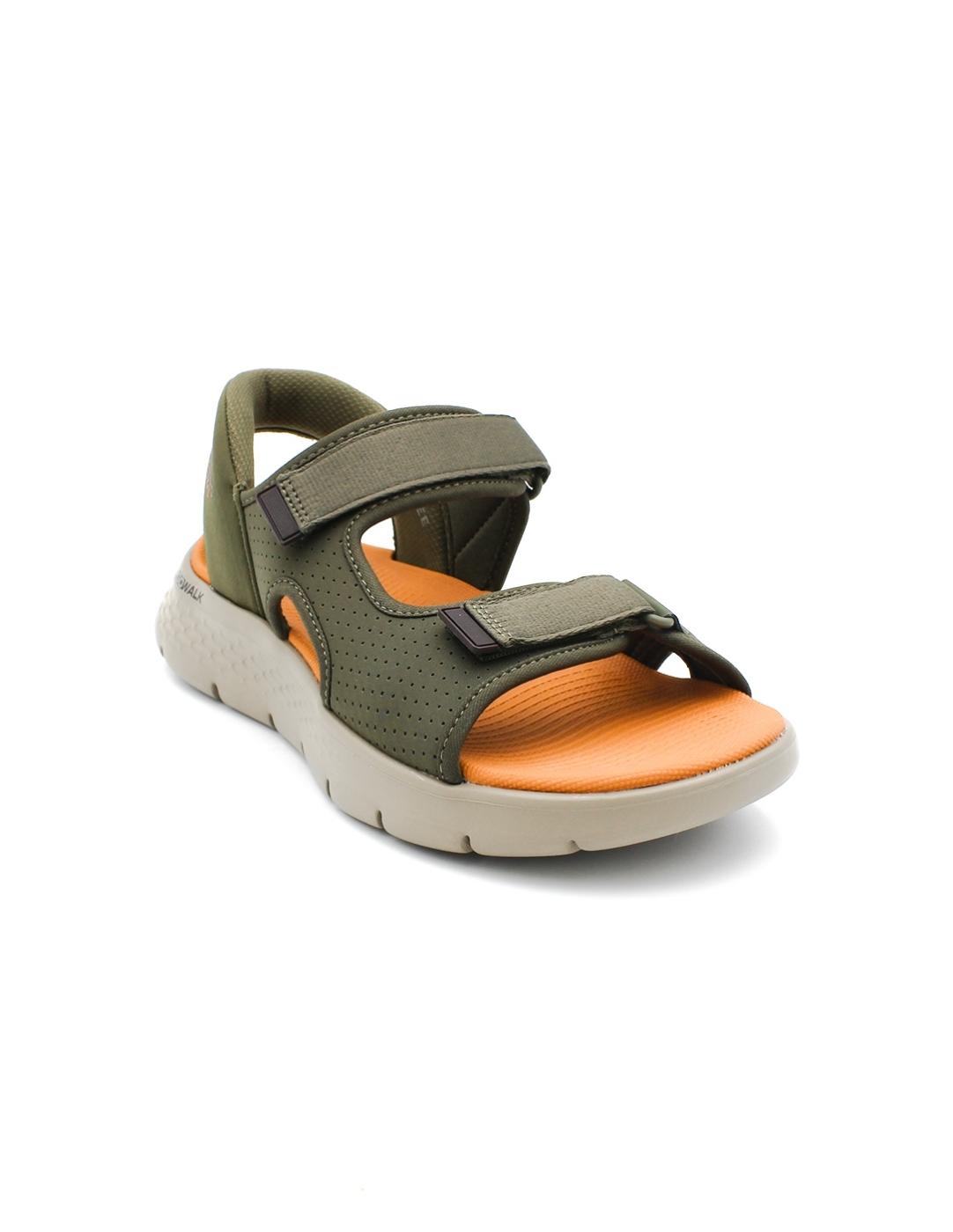 Sandalia SKECHERS Slip-ins 229210 Oliva Hombre.