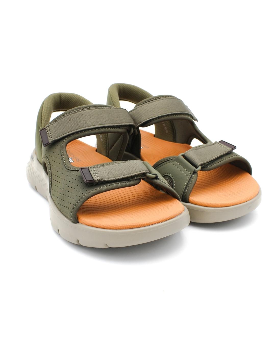 Sandalia SKECHERS Slip-ins 229210 Oliva Hombre.