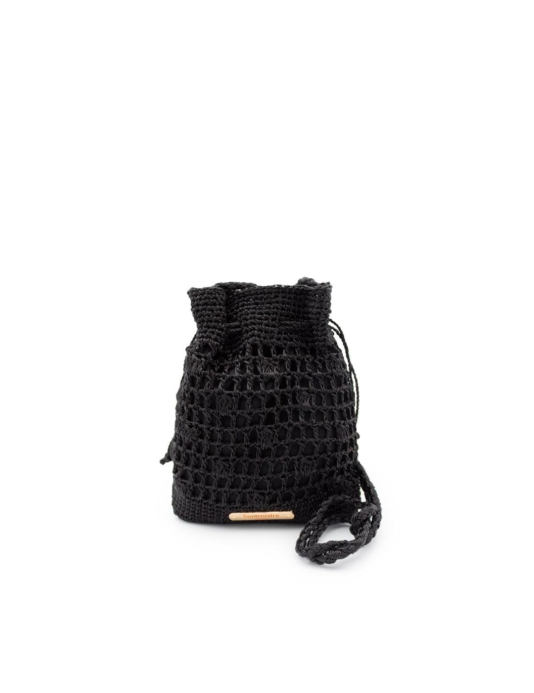 Bolso Bombonera Artesano Simo Sastre S2047/NG Negro Mujer