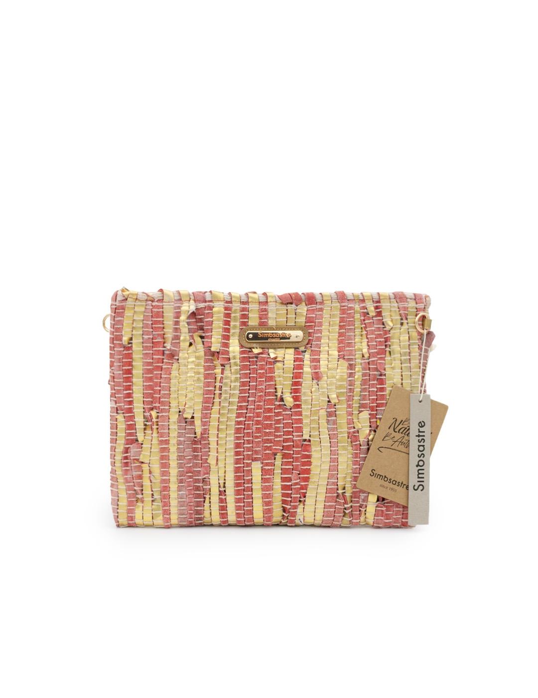 Clutch Artesano Briana Simo Sastre S2016/CO Coral Mujer