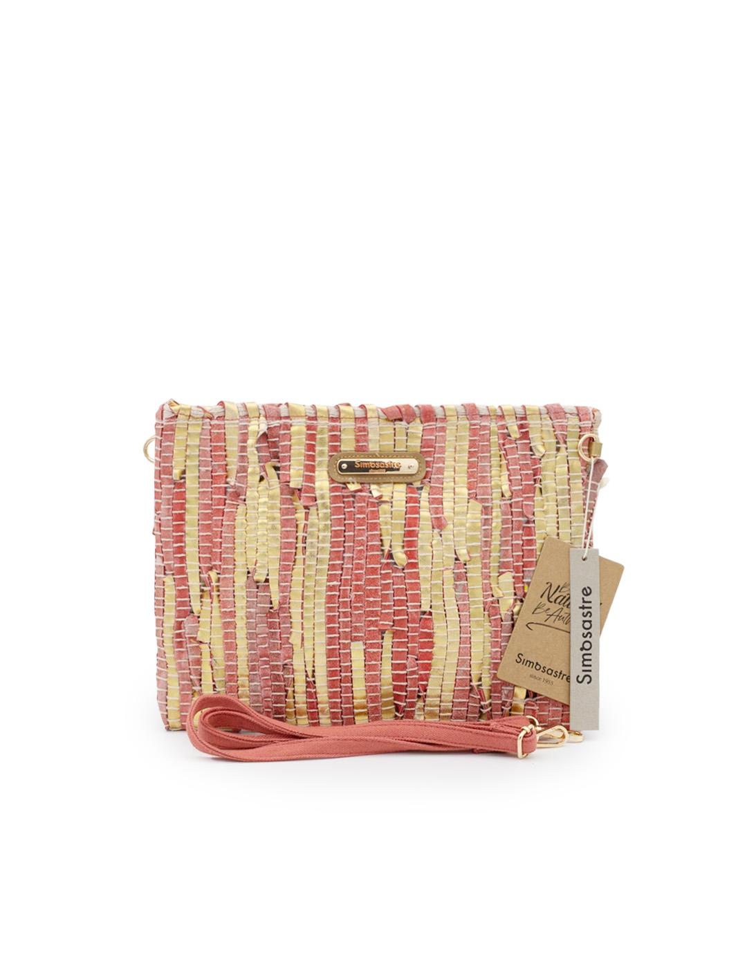 Clutch Artesano Briana Simo Sastre S2016/CO Coral Mujer