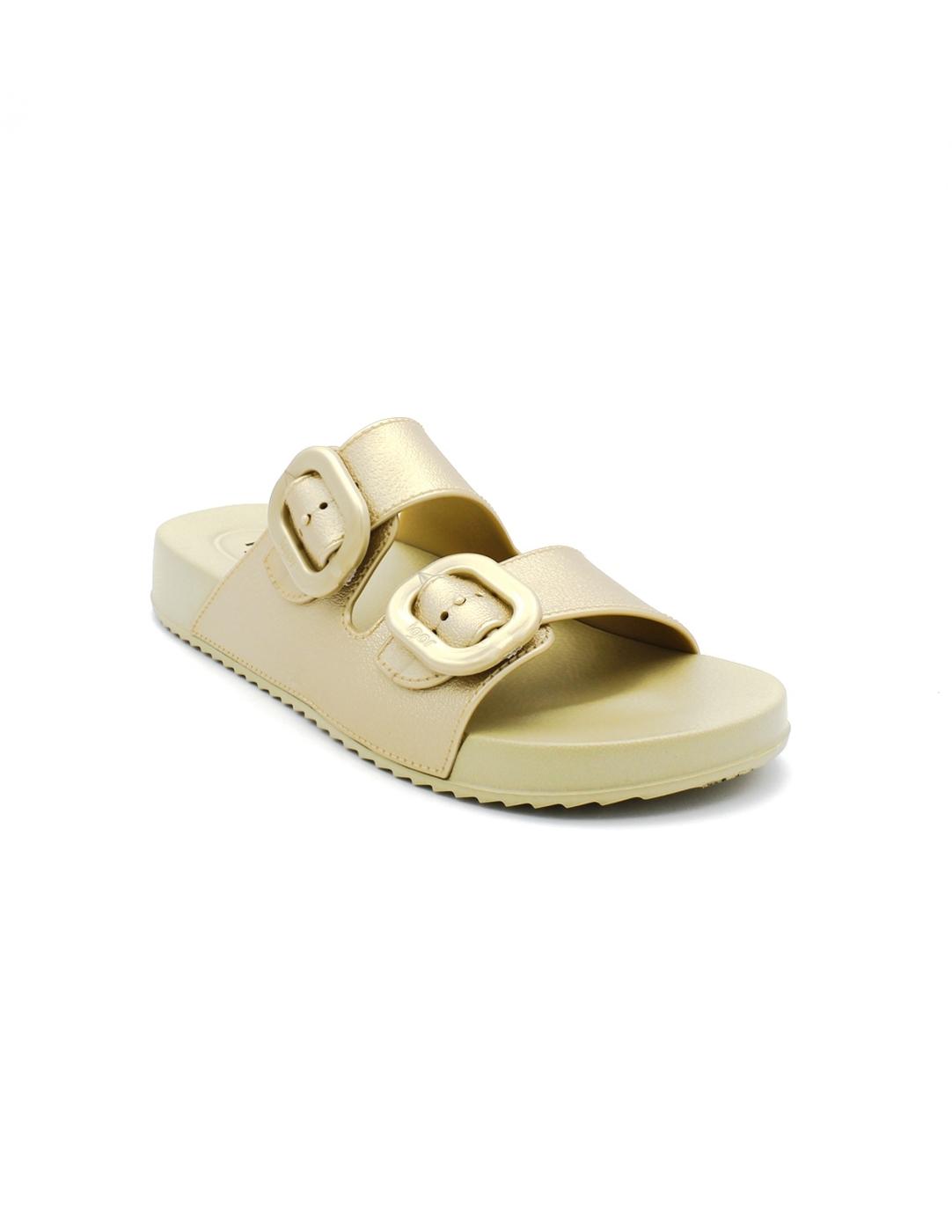 Chanclas IGOR Hebillas S10345-388 Platino Mujer.