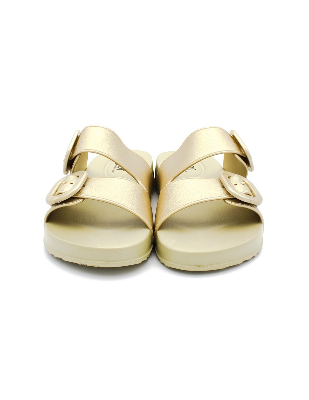 Chanclas IGOR Hebillas S10345-388 Platino Mujer.