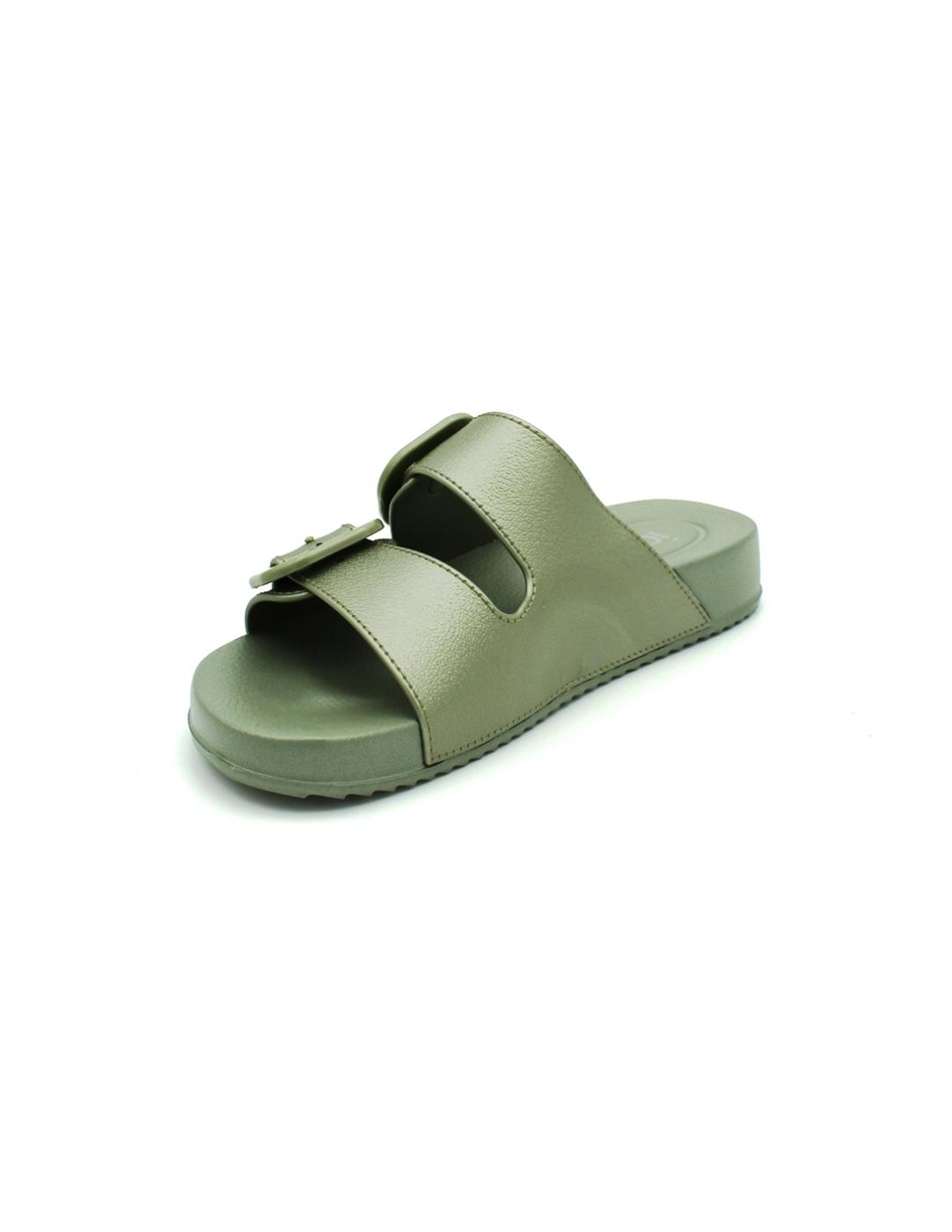 Chanclas IGOR Hebillas S10345-354 Verde Mujer.