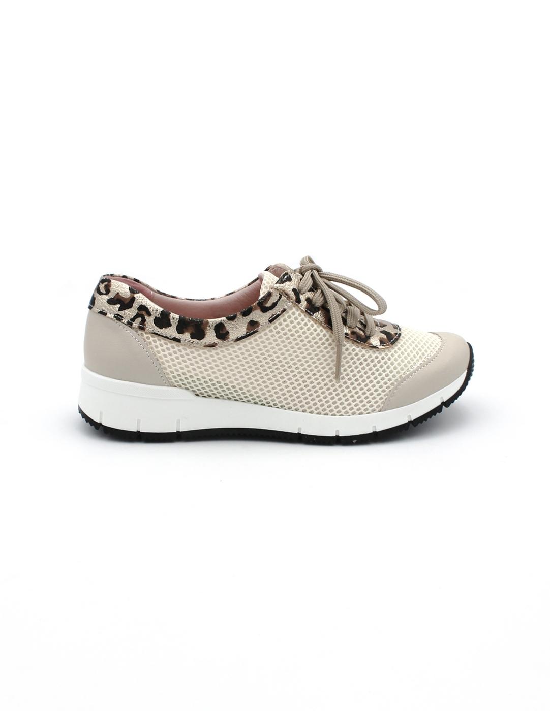 Zapato Deportivo SUAVE 3909 Natural Print Mujer.