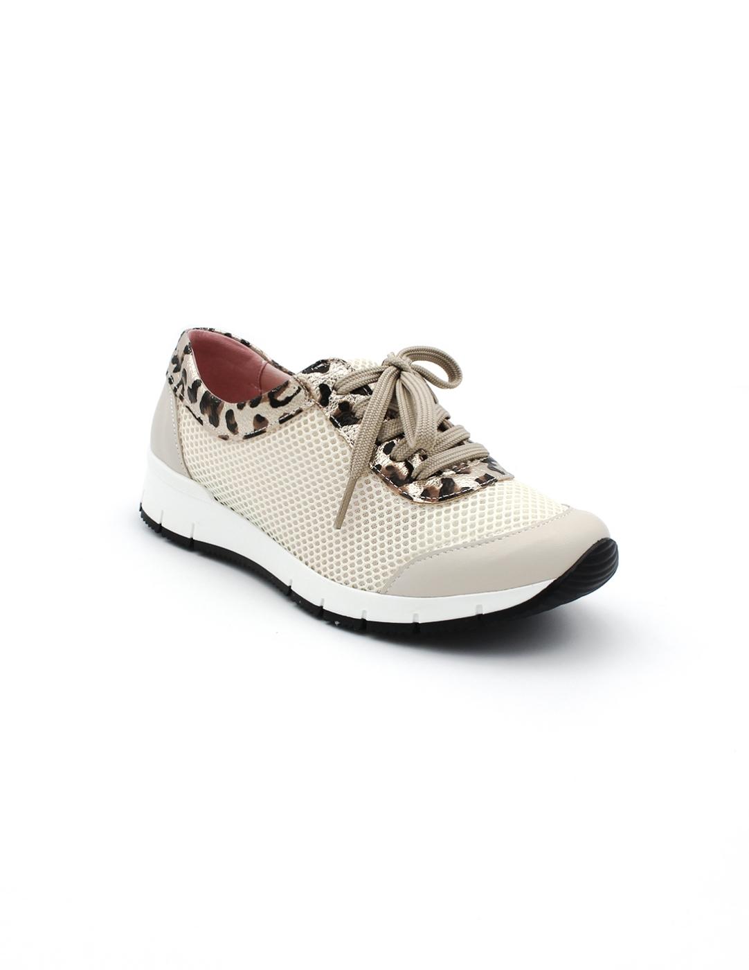 Zapato Deportivo SUAVE 3909 Natural Print Mujer.