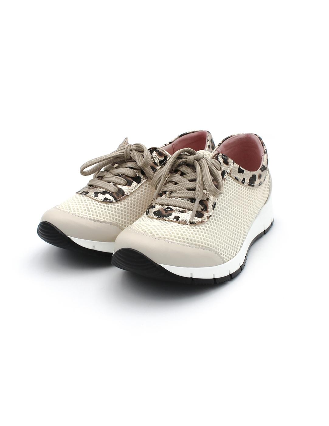 Zapato Deportivo SUAVE 3909 Natural Print Mujer.