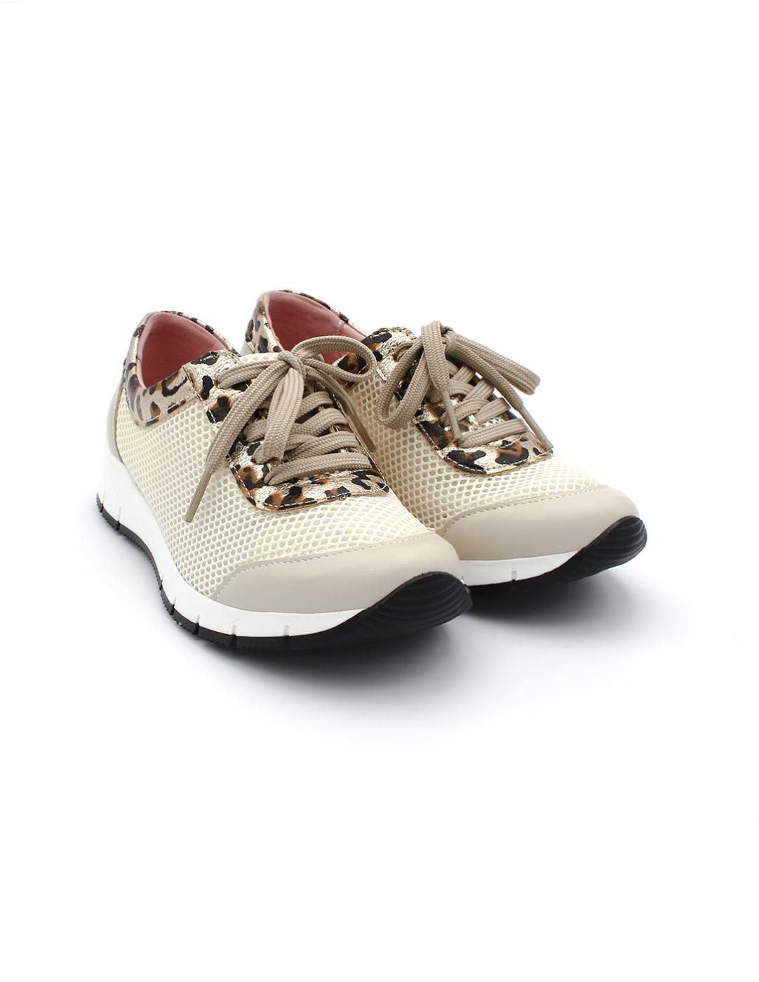 Zapato Deportivo SUAVE 3909 Natural Print Mujer.
