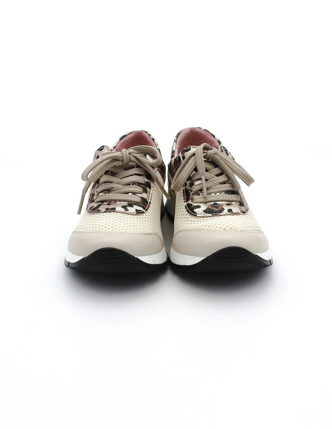 Zapato Deportivo SUAVE 3909 Natural Print Mujer.