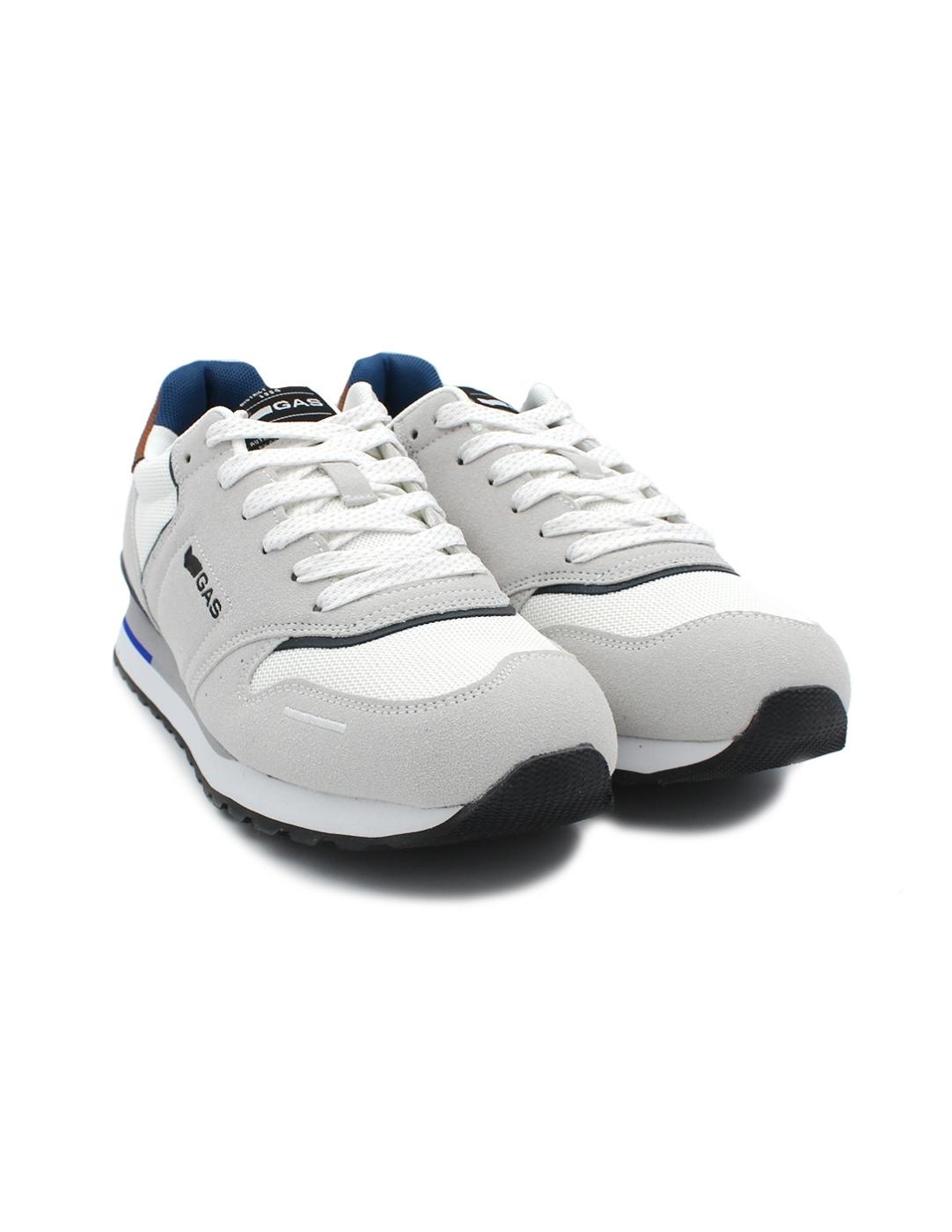 Deportivo GAS GAMS 13600 Blanco/Marrón Caballeros.