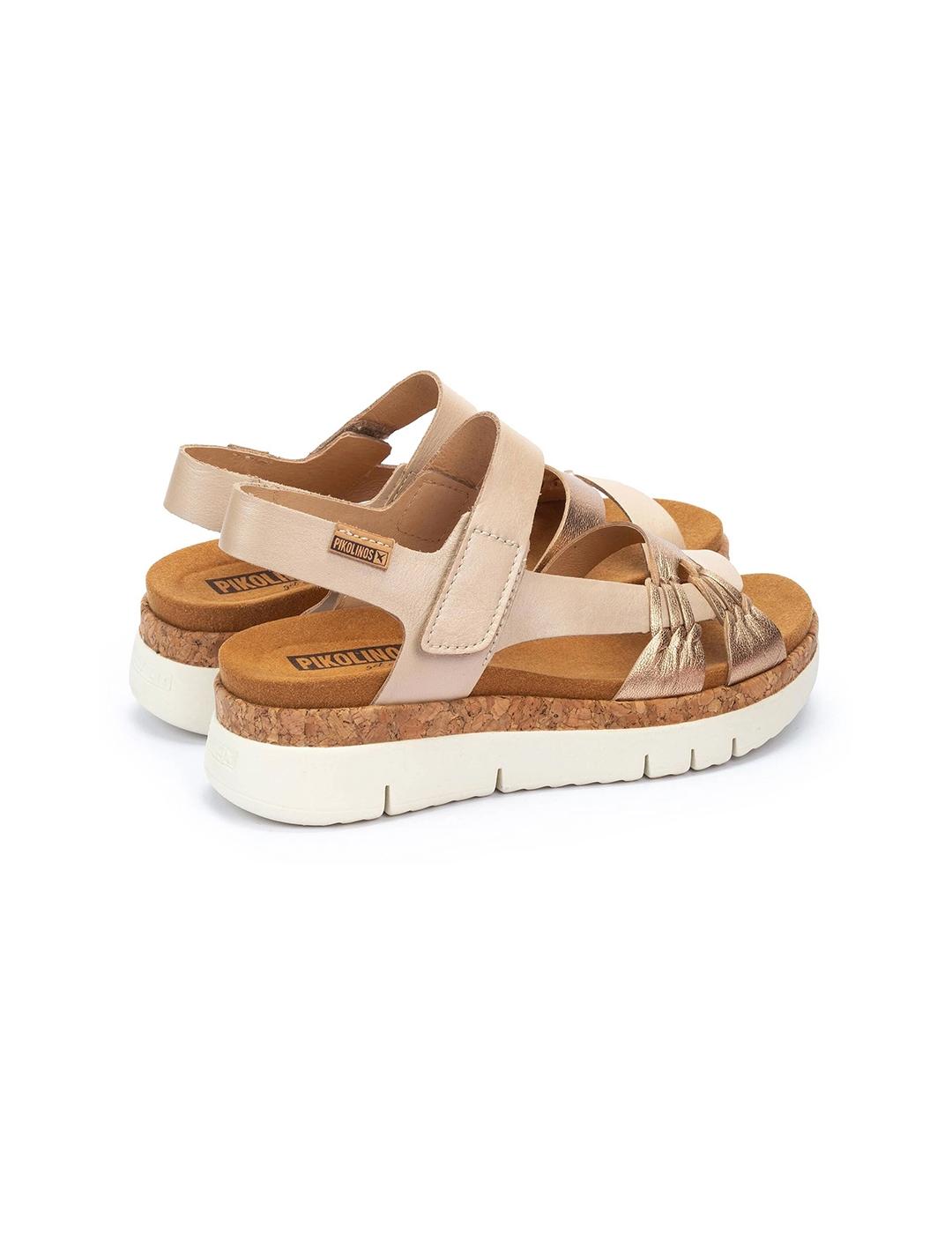 Sandalia PIKOLINOS W4N-0968CLC1 Champagne Mujer.