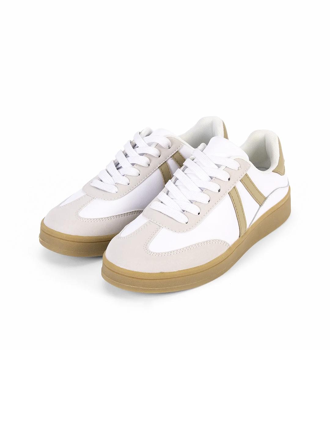 Bamba PEPE MOLL 251940 Blanco/Beige Mujer.