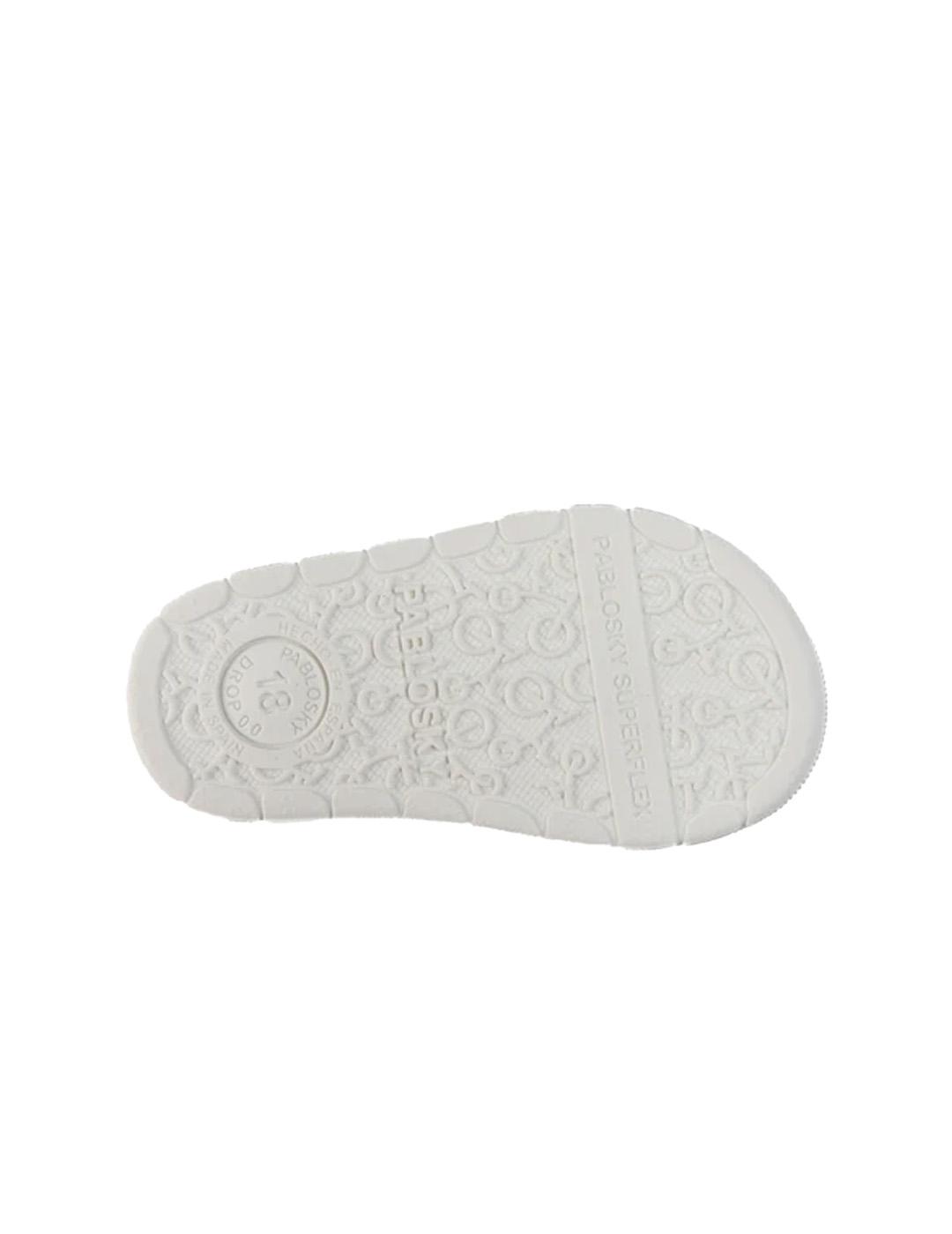 Sandalias Barefoot Zig Pablosky 051100 Niña Blanco