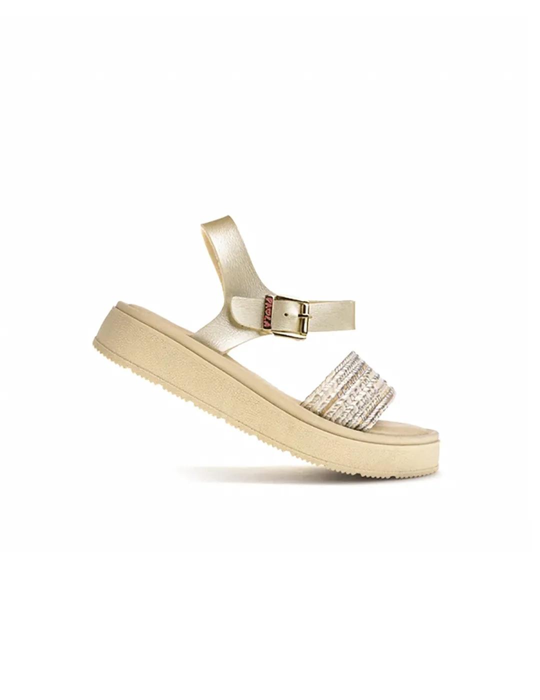 Sandalia  Trenzado PAOLA 876834 Hueso Niña.