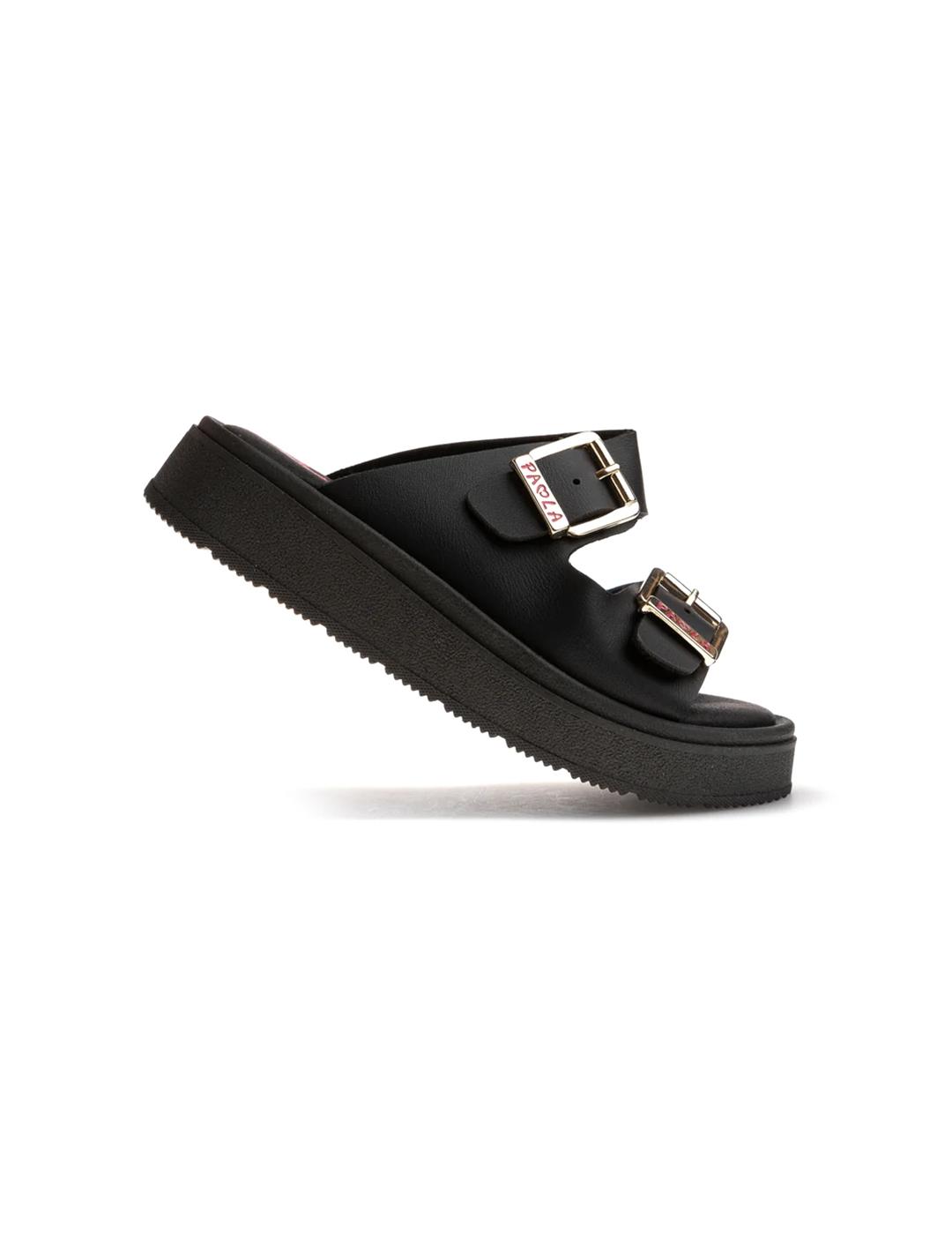 Sandalia PAOLA 877014 Negro Niña.