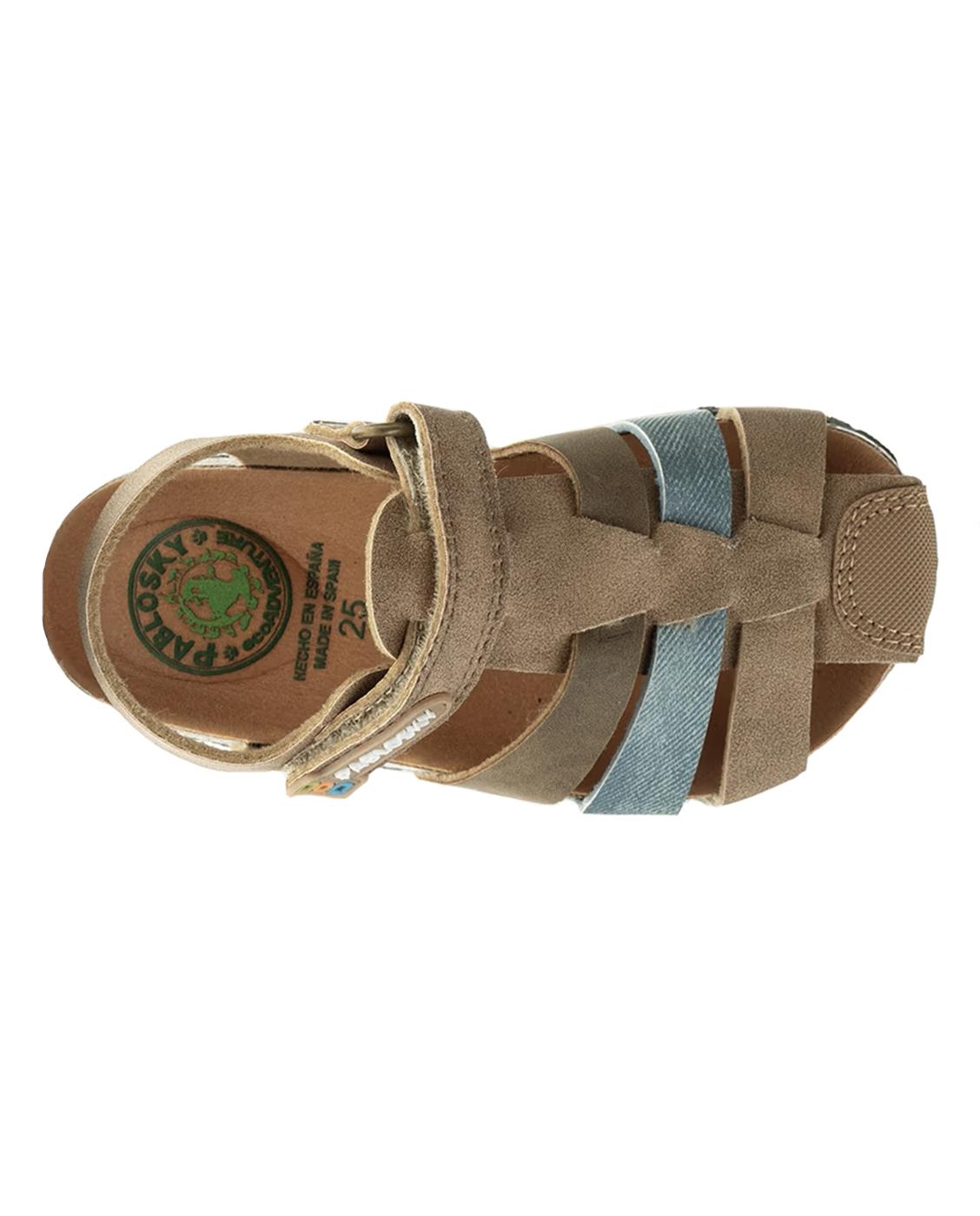 Sandalia Cangrejera Bío PABLOSKY 517132 Cuero Niño.