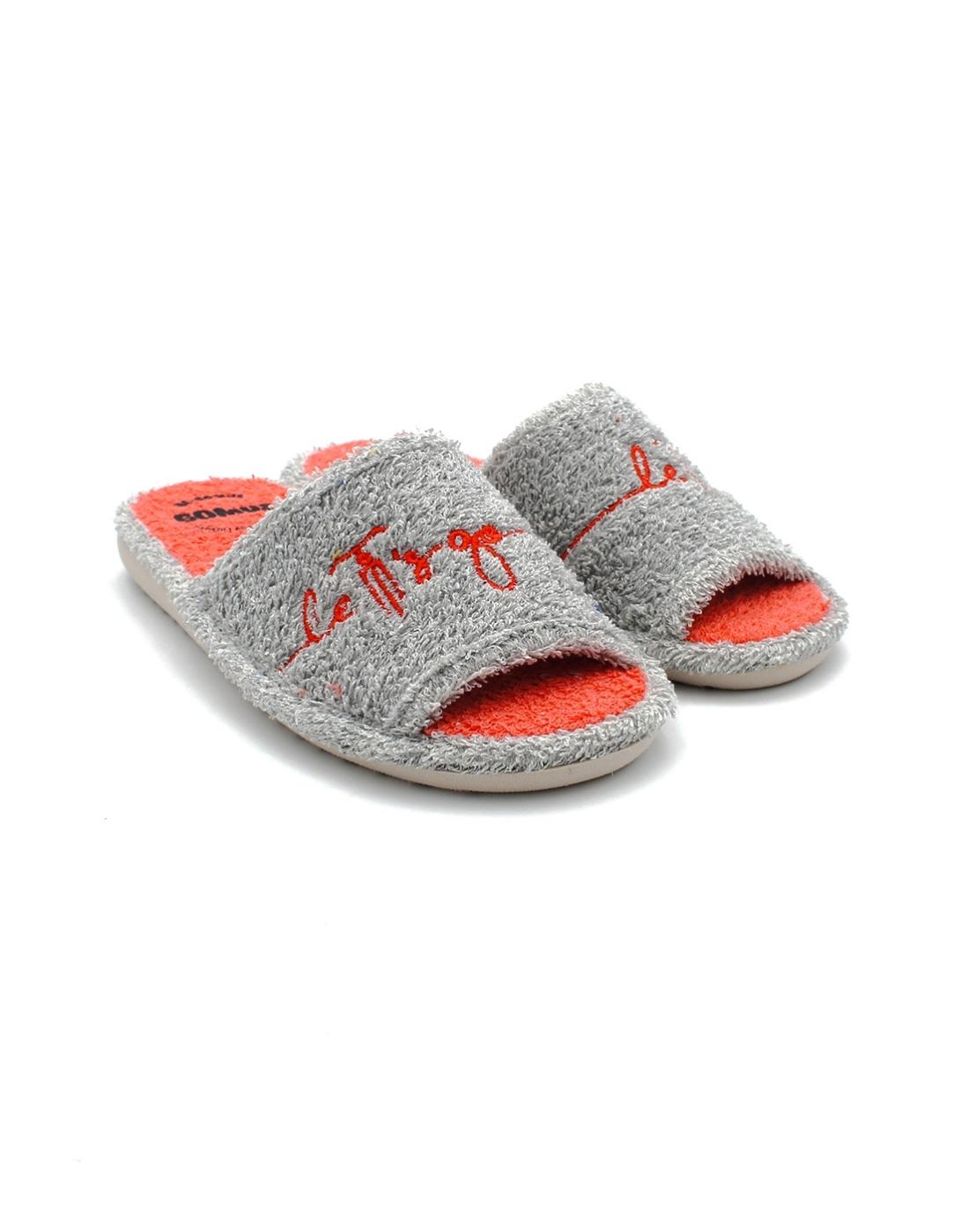 Zapatilla Rizo BE.GOMUS Gris 675 Mujer.