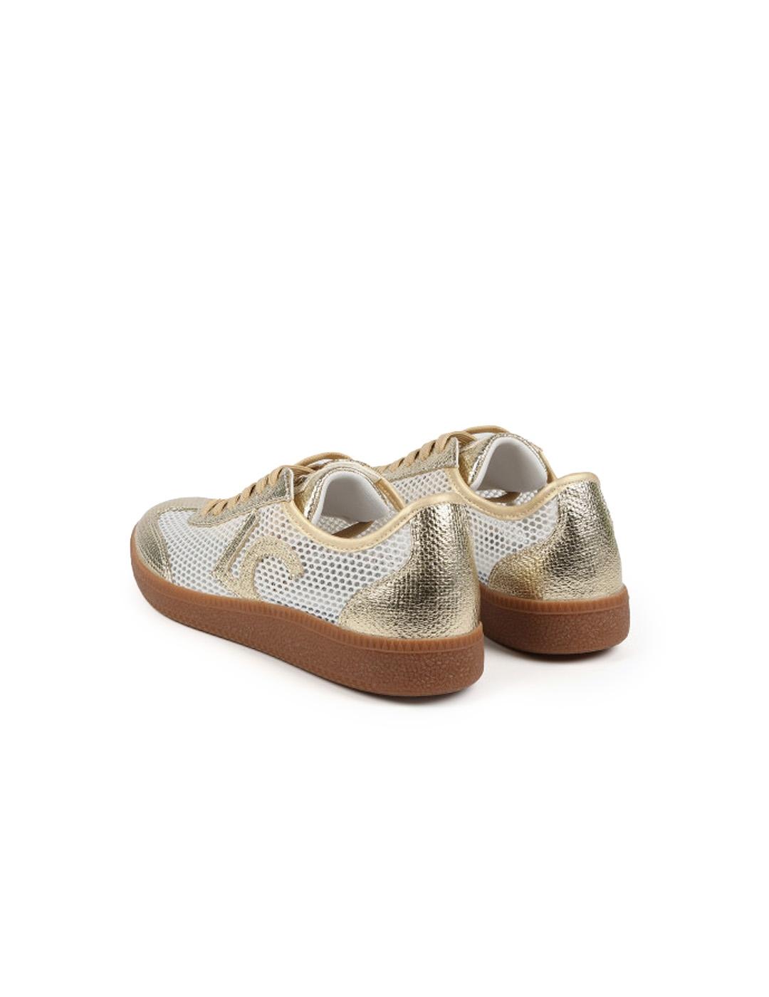 Deportiva en Rejilla Lola Casademunt LS2505014 Crudo/Metal