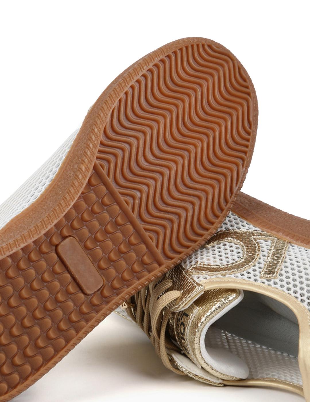 Deportiva en Rejilla Lola Casademunt LS2505014 Crudo/Metal