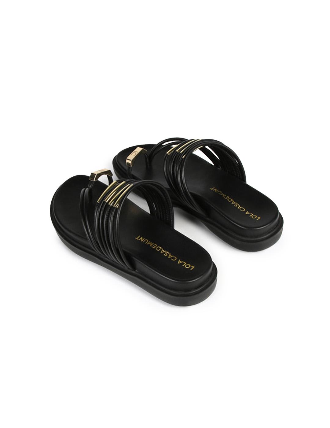 Sandalia Tiras Lola Casademunt LS2505030.00N Negro Mujer