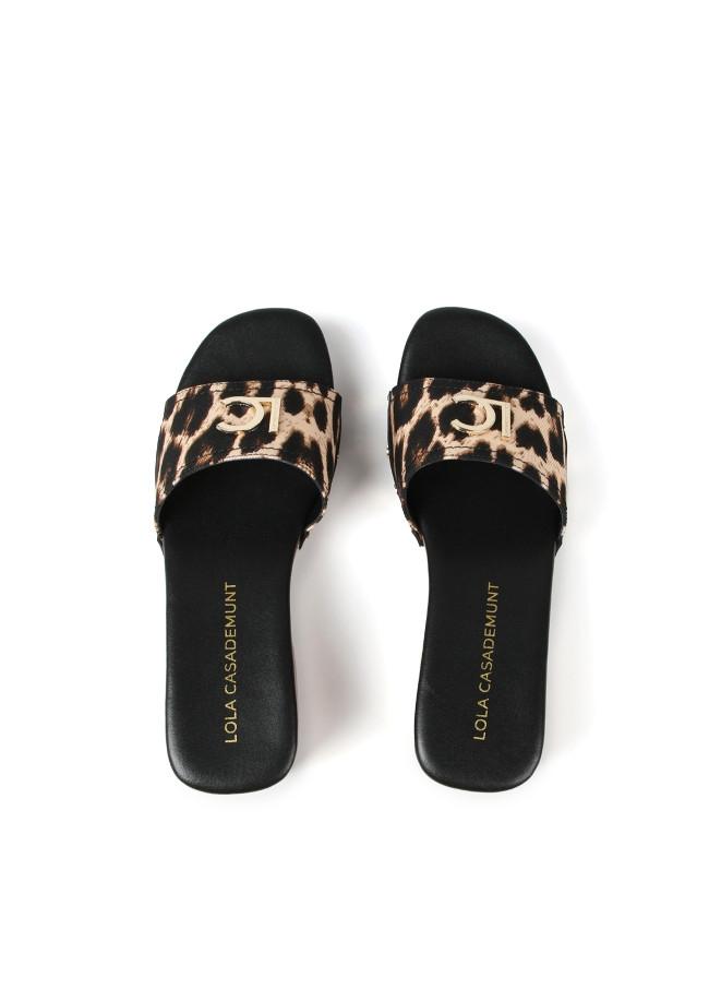 Zueco Tejido Leopardo Lola Casademunt LS2505018.305 Mujer