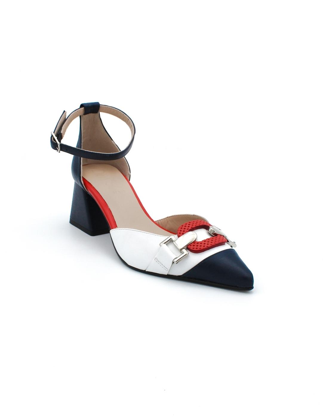 Zapatos DANSI 74220 Marino/Blanco Mujer.