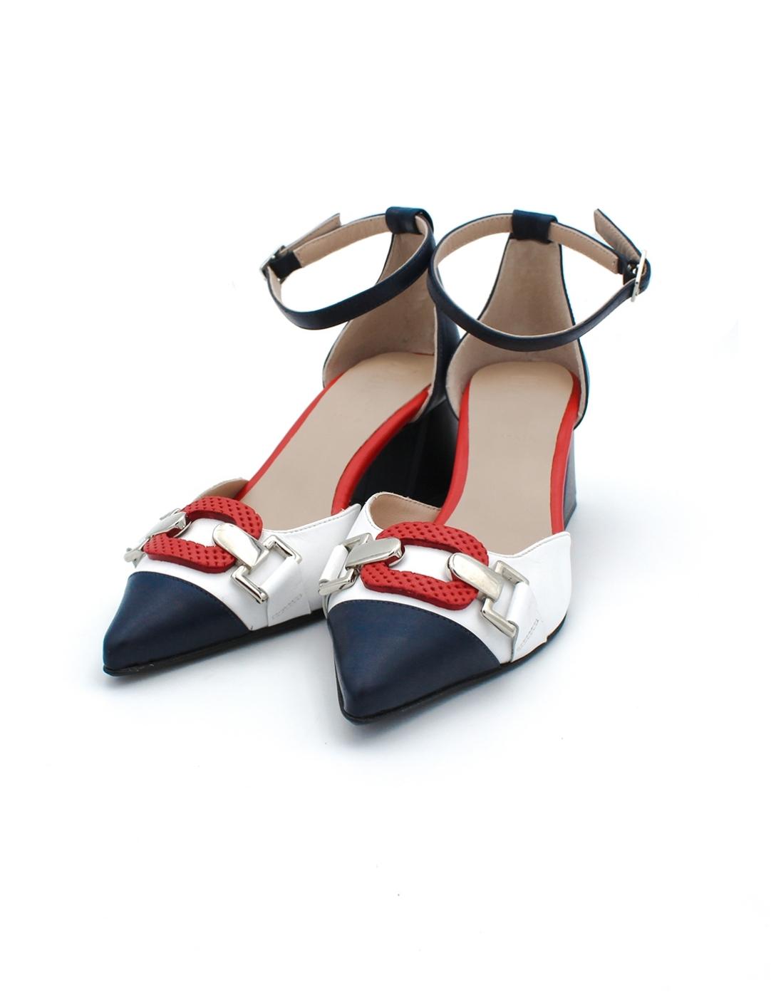 Zapatos DANSI 74220 Marino/Blanco Mujer.