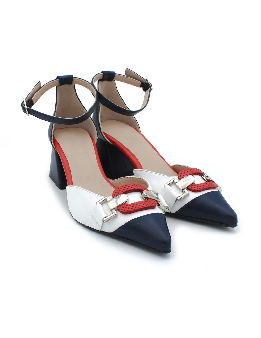 Zapatos DANSI 74220 Marino/Blanco Mujer.