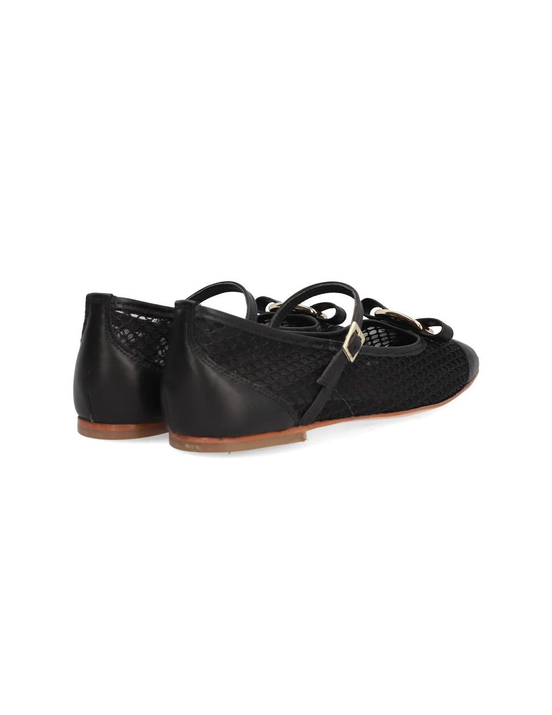Bailarina Rejilla Pretty Alpe 5415 Negro Mujer