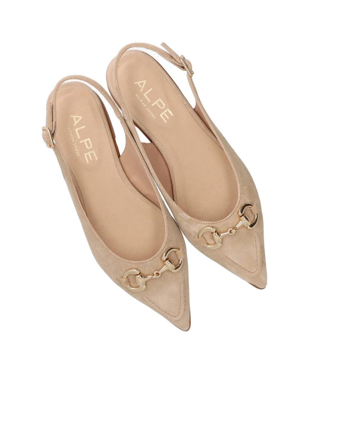 Zapato Audrey Alpe 5403  Baby Silk Arena Mujer