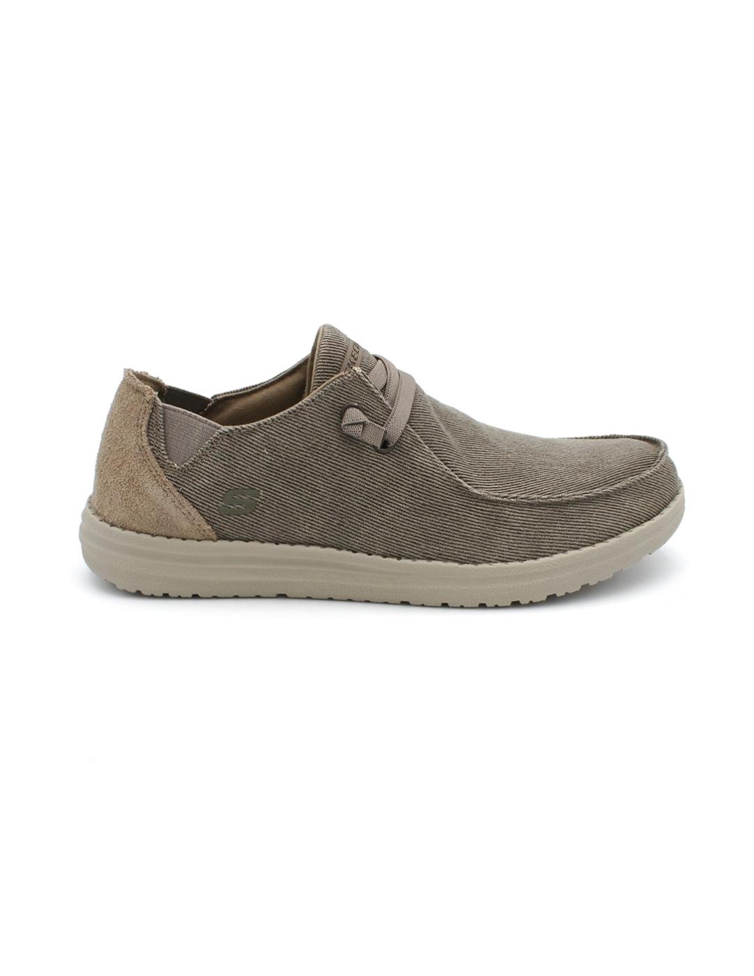 Bamba SKECHERS 66387 Khaki Hombre.