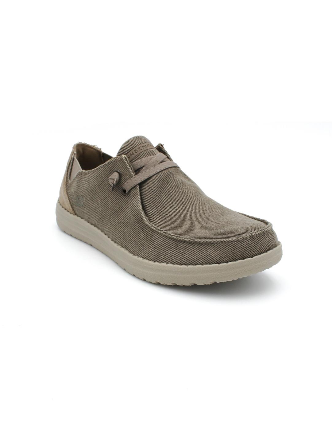 Bamba SKECHERS 66387 Khaki Hombre.