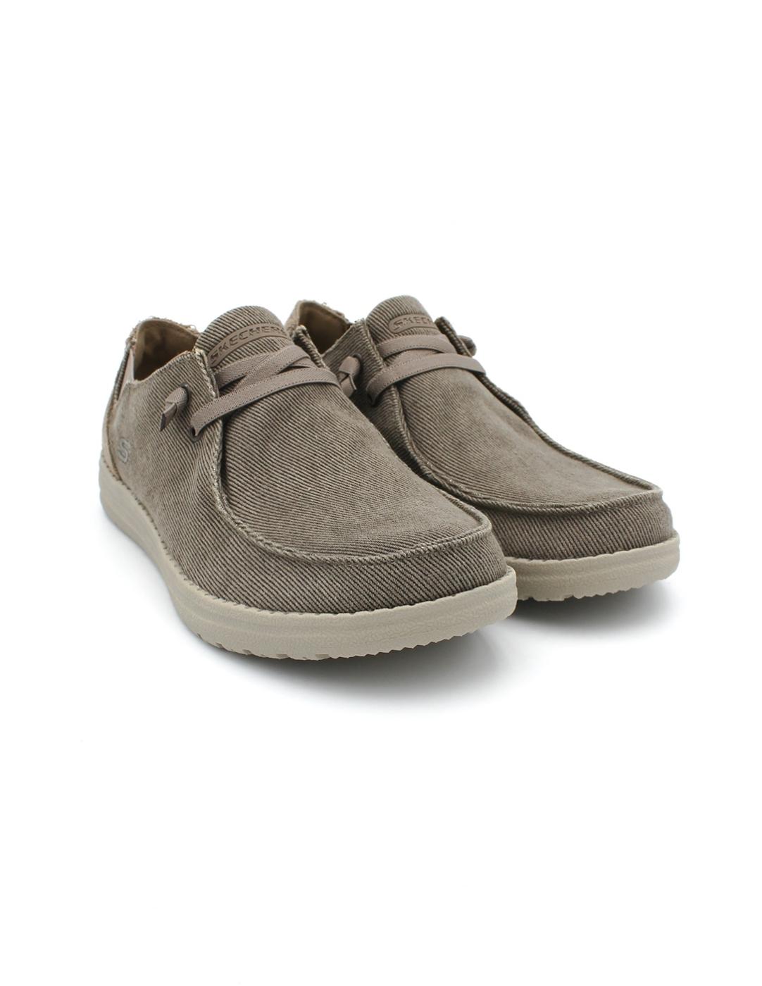 Bamba SKECHERS 66387 Khaki Hombre.