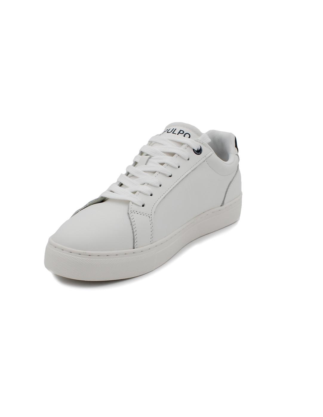 Bamba Casual EL PULPO 11120626735100 Blanco Hombre.