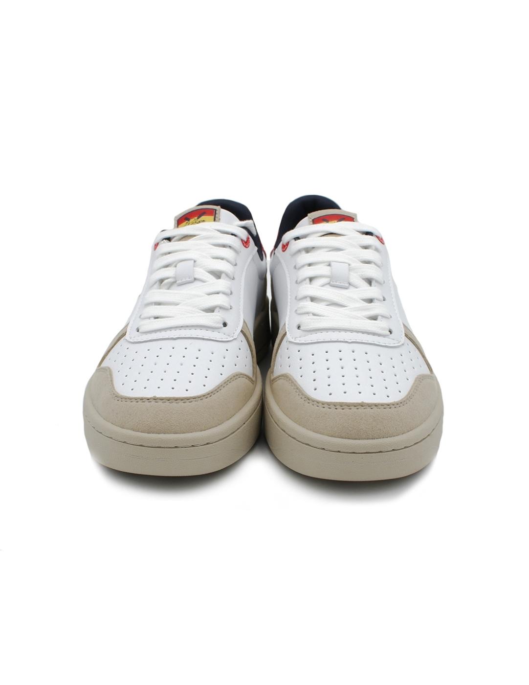 Bamba EL PULPO 11120627266100 Blanca/Roja Hombre.