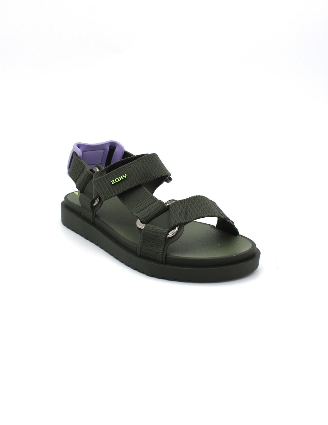 Chanclas IPANEMA 19022 Dark Militar Verde Mujer.