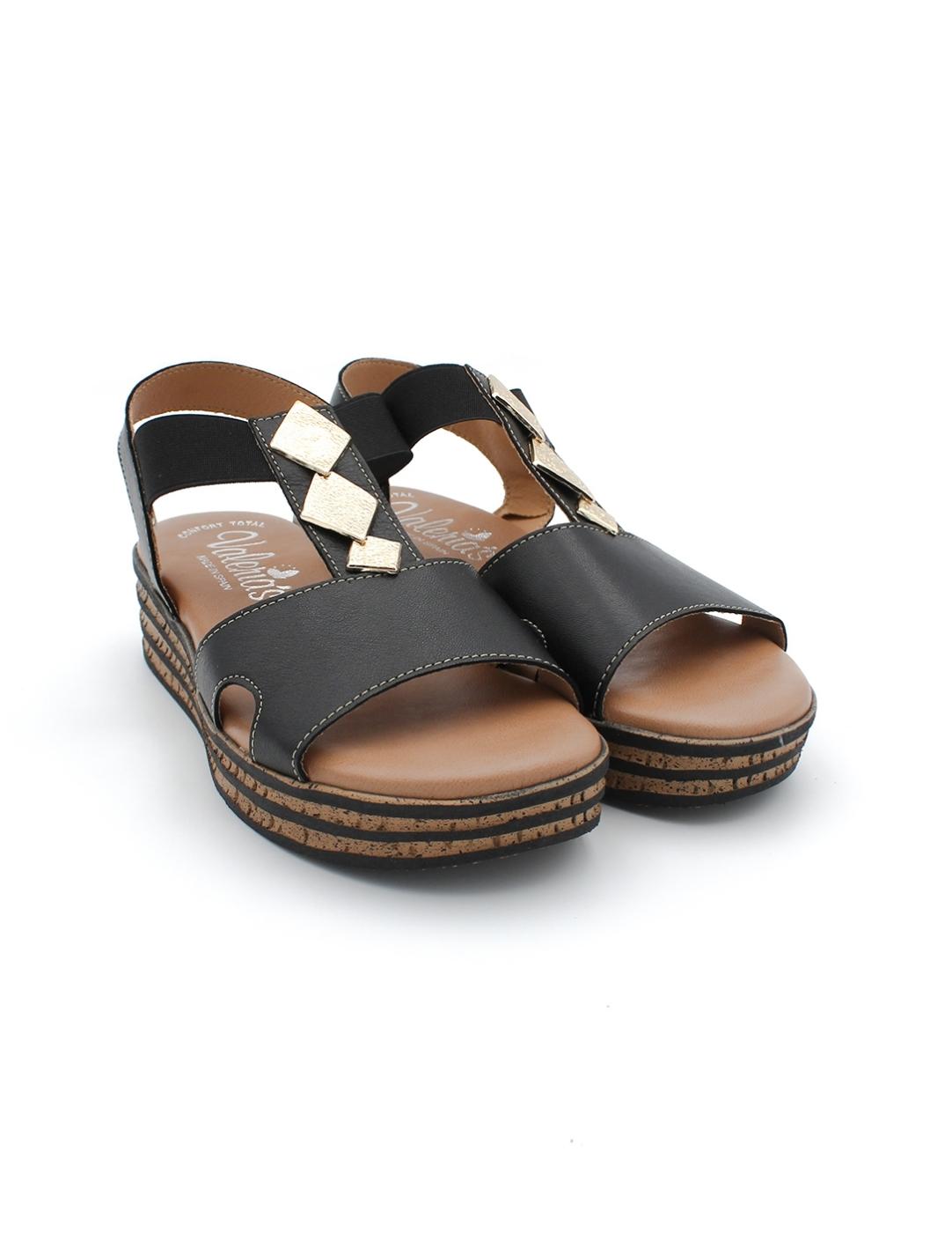 Sandalia Corcho VALERIA'S 1952 Negro Mujer.