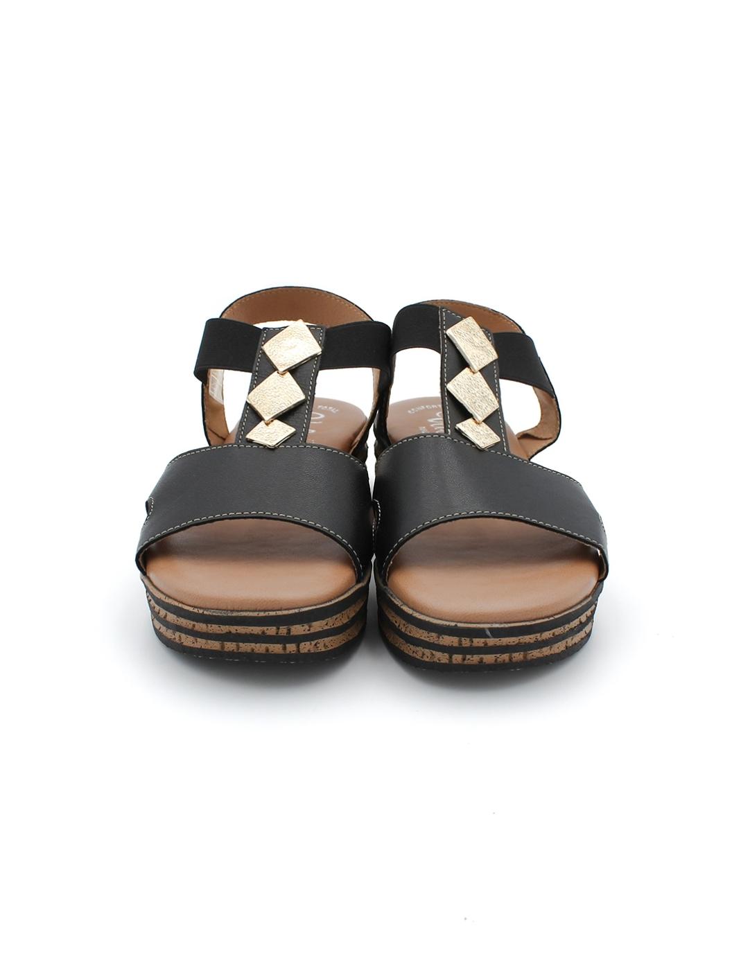 Sandalia Corcho VALERIA'S 1952 Negro Mujer.